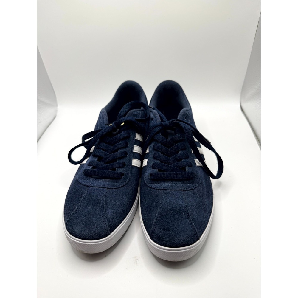 Adidas Courtset AW4212 Womens 10 Sneaker Collegiate Navy Suede Comfort Shoes - Picture 5 of 9